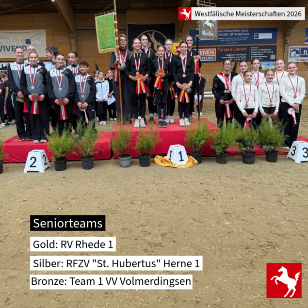 Westfälische Meisterschaften Voltigieren 2026 - Seniorteams