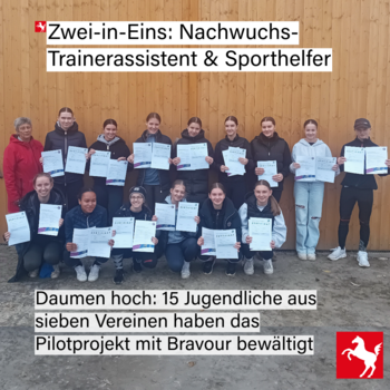 Neue kombiniete Ausbildung: Sporthelfer I meets Nachwuchs-Trainerassistent