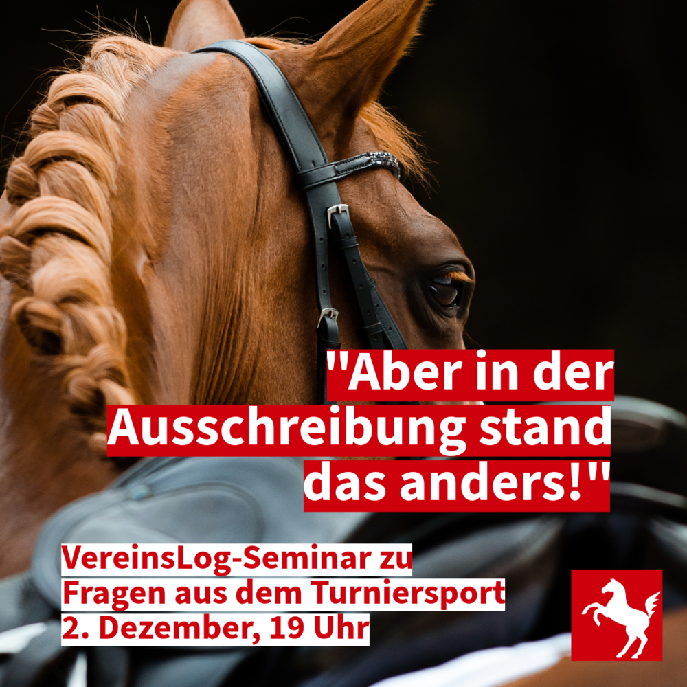 Im Vereinslog-Seminar am 2. Dezember 2025 geht es um Fragen turnierveranstaltender Vereine Im Vereinslog-Seminar am 2. Dezember 2025 geht es um Fragen turnierveranstaltender Vereine