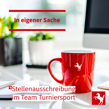 Stellenausschreibung: Nachfolge im Team Turniersport 