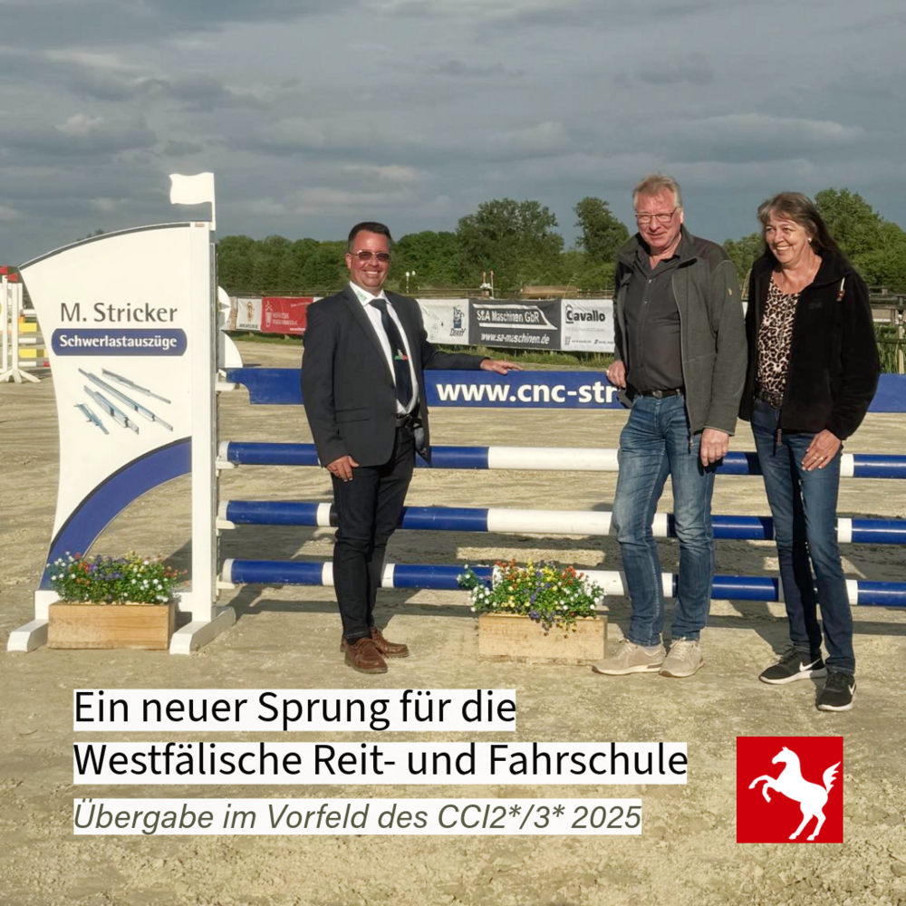 Hindernisübergabe an der Schule