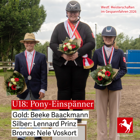 Westfälische Jugendmeisterschaft (U18): Pony-Einspänner Westfälische Jugendmeisterschaft (U18): Pony-Einspänner