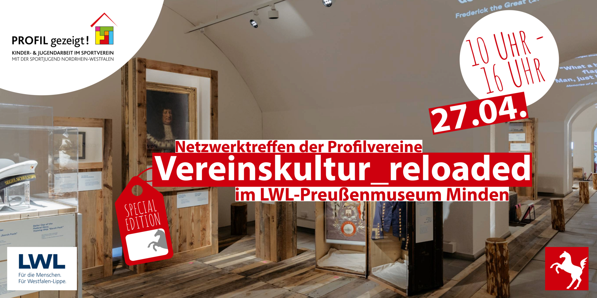 Vereinskultur Zeig dein Profil LWL Preußen Museum Minden