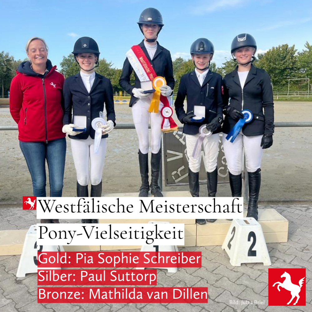 Westfälische Meisterschaft Pony-Vielseitigkeit 2023